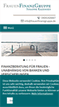 Mobile Screenshot of frauenfinanzgruppe.de