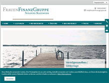 Tablet Screenshot of frauenfinanzgruppe.de